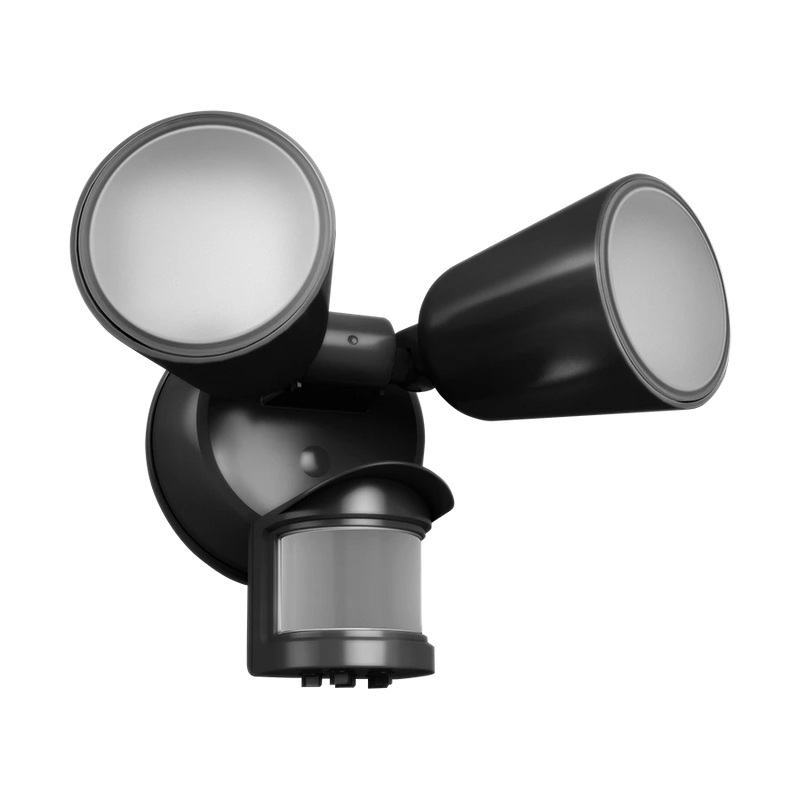 LED Security Light, 2,096 Lumen Max, 20W, CCT Selectable, 120V, Bronze, Black or White