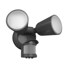 LED Security Light, 2,096 Lumen Max, 20W, CCT Selectable, 120V, Bronze, Black or White