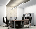 4FT Up and Down Linear Light, 4600 Lumens, 40W, CCT Selectable, 110-277V, White or Black Finish