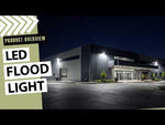 LED Flood Light, 22,500 Lumen Max, Wattage, CCT and Optic Selectable, Integrated Photocell, 120-277V