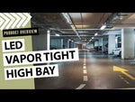 4FT LED Vapor Tight High Bay, 26,000 Lumen Max, Wattage and CCT Selectable, 120-277V