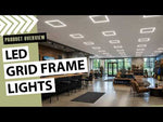 2 x 2 LED Grid Frame Light, 5000 Lumen Max, Wattage and CCT Selectable, 120-277V