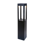 26" Square Bollard Open Design, 1375 Lumen Max, Wattage and CCT Selectable, Bronze or Black