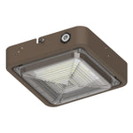 Square LED Garage and Ceiling Light with Emergency Backup Battery, 3,900 Lumens, 10W/20W/30W Selectable, 120-277V, CCT Selectable 3000K/4000K/5000K, Bronze Finish