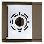 6" Die-Cast Modern Wall Sconce, 630 Lumens, 9W, CCT Selectable 3000K/4000K/5000K, 120V, Bronze Finish