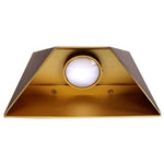 5" Die-Cast Modern Wall Sconce, 420 Lumens, 6W, CCT Selectable 3000K/4000K/5000K, 120V, Bronze Finish