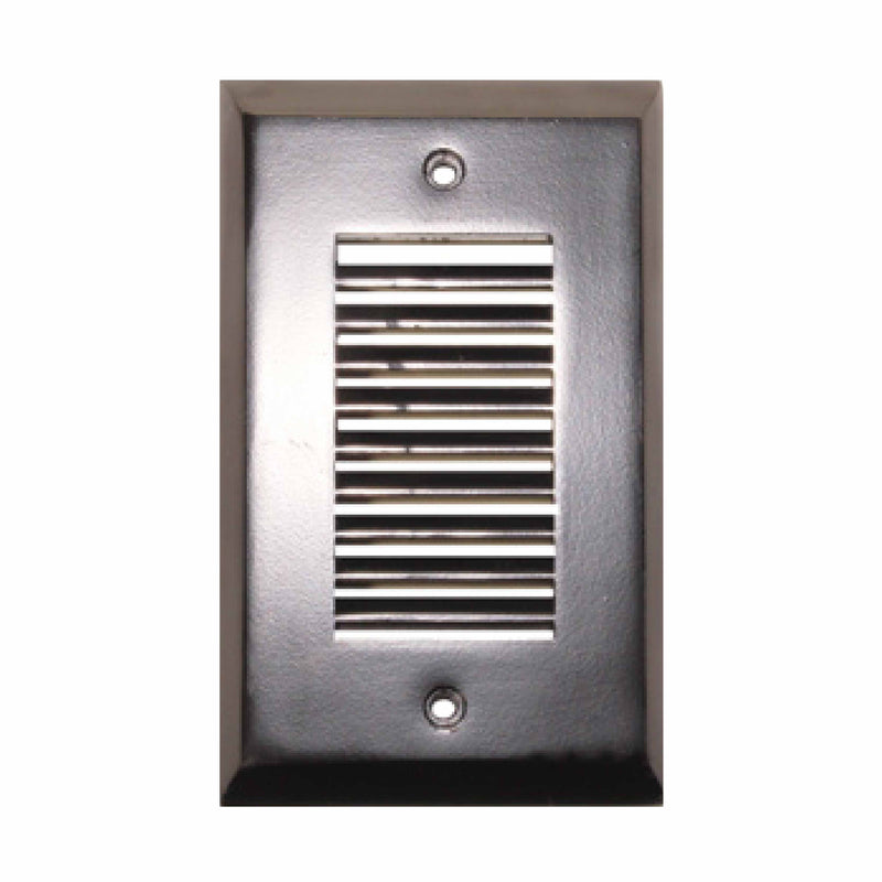Westgate Step Light, 118 Lumens, 3W, 12V, Oiled Rubber Bronze, Brushed Nickel, White, or Antique Bronze Finish multiple Covers Available