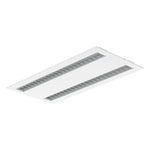 2x4 LED Architectural Grille Troffer, 6000 Lumen Max, Wattage and CCT Selectable, 120-277V