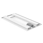 2x4 LED Architectural Grille Troffer, 6000 Lumen Max, Wattage and CCT Selectable, 120-277V