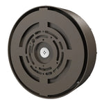 Round Bulkheads with Photocell, 1275 Lumens, Wattage and CCT Selectable, 120-277V, Bronze or Black Finish
