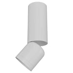 4" Tilt Head Indoor Cylinder Light, 1600 Lumen Max, Wattage and CCT Selectable, 120-277V, Black or White Finish