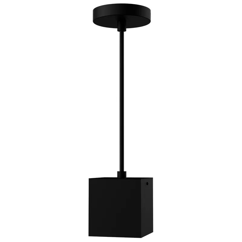 4" Square Architectural Ceiling/Pendant Cylinders, 1125 Lumen Max, Triac Dimming, Wattage and CCT Selectable, 120-277V, Black or White Finish
