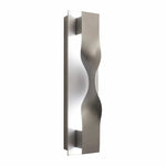 Crest LED Wall Sconces, 3000K, 4000K, or 5000K, 100-277V, Silver Finish