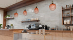 Tear Drop 7in Dia. Decorative Pendant Lamp with E26 Base