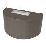 Half-Cylinder Wall Pack, 11,600 Lumen Max, Wattage and CCT Selectable, 120-277V