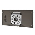 Half-Cylinder Wall Pack, 11,600 Lumen Max, Wattage and CCT Selectable, 120-277V