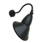 11" LED Gooseneck Barn Light, 5250 Lumen Max, Wattage and CCT Selectable, 120-277V, Integrated Photocell, Black, White, Bronze or Silver Finish