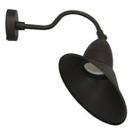 11" LED Gooseneck Barn Light, 5250 Lumen Max, Wattage and CCT Selectable, 120-277V, Integrated Photocell, Black, White, Bronze or Silver Finish