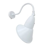 11" LED Gooseneck Barn Light, 5250 Lumen Max, Wattage and CCT Selectable, 120-277V, Integrated Photocell, Black, White, Bronze or Silver Finish