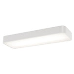 2FT LED Surface Ceiling Light, 3000 Lumen Max, Wattage and CCT Selectable, 120-277V, White or Black Finish