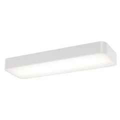 2FT LED Surface Ceiling Light, 3000 Lumen Max, Wattage and CCT Selectable, 120-277V, White or Black Finish