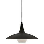 11" Decorative 2 Level Pendant Light, 600 Lumens, 12W, CCT Selectable, Black or White Finish