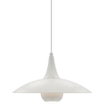 11" Decorative 2 Level Pendant Light, 600 Lumens, 12W, CCT Selectable, Black or White Finish