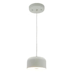 5" Mini Pendant, 700 Lumens, 10W, CCT Selectable, 120V, Black or White Finish