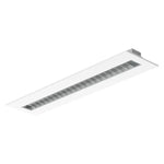 1x4 LED Architectural Grille Troffer, 4320 Lumen Max, Wattage and CCT Selectable, 120-277V