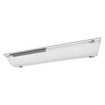 1x4 Architectural Sloped-Lens Troffer, 4500 Lumen Max, Wattage and CCT Selectable, 120-277V