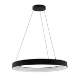 36" LED Hollow Round Up/Down Pendant Light, 4000 Lumens, 80W, CCT Selectable, 120-277V, Black or White Finish