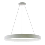 36" LED Hollow Round Up/Down Pendant Light, 4000 Lumens, 80W, CCT Selectable, 120-277V, Black or White Finish
