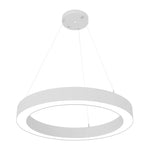 24" LED Round Up/Down Pendant Light, 4000 Lumen Max, Wattage and CCT Selectable, 120-277V
