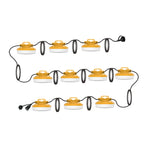 2 Wire Economy Construction String Lights, 12,000 Lumens, 10x10W, 5000K, 120-277V