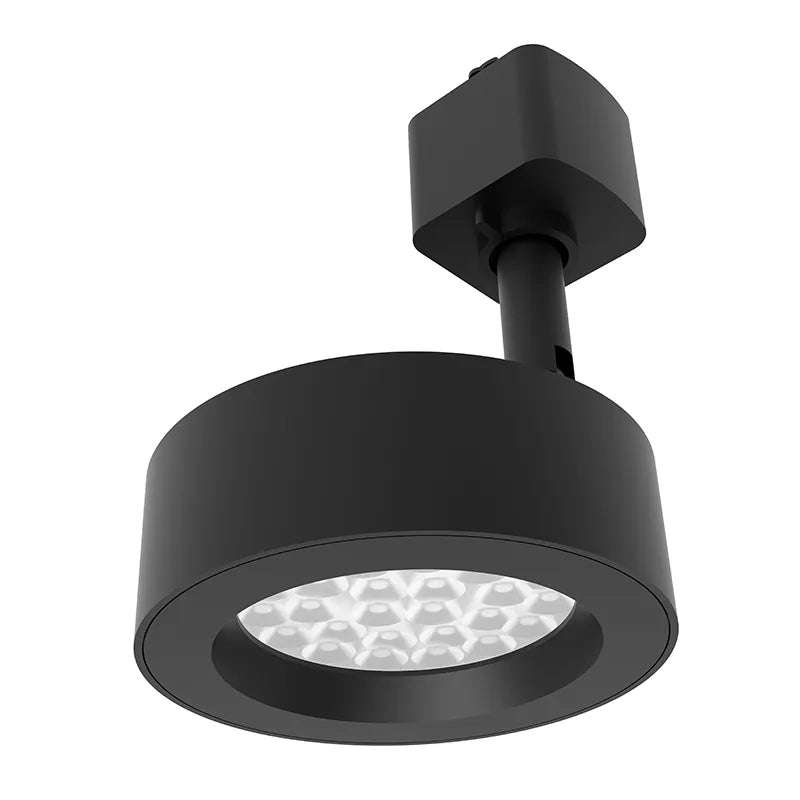 LED Track Puck Light, 1350 Lumen Max, Wattage and CCT Selectable, 120V, White or Black Finish