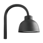 12" Dome Light with Bell Arm, 4000 Lumen Max, Wattage and CCT Selectable, 120V, White, Black or Bronze Finish