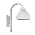 12" Dome Light with Bell Arm and Back Plate, 4000 Lumen Max, Wattage and CCT Selectable, 120V, White, Black or Bronze Finish