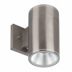 4" LED Outdoor Wall Mount Cylinder Light, 1200 Lumens, 15W, CCT Selectable, 120V, Bronze, Brushed Nickel, White or Black Finish