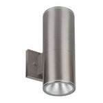 4" LED Outdoor Wall Mount Cylinder Light, 2400 Lumens, 30W Up/Down, CCT Selectable, 120V, Bronze, Brushed Nickel, White or Black Finish