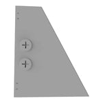 LED Cutoff Wall Pack, 13,500 Lumen Max, Wattage and CCT Selectable, Adjustable Throw, Integrated Photocell, 120-277V