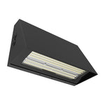 LED Cutoff Wall Pack, 13,500 Lumen Max, Wattage and CCT Selectable, Adjustable Throw, Integrated Photocell, 120-277V