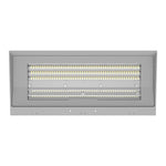 LED Cutoff Wall Pack, 13,500 Lumen Max, Wattage and CCT Selectable, Adjustable Throw, Integrated Photocell, 120-277V