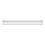 A long, slim rectangular light fixture with a frosted white glass shade, shown horizontally against a solid white background.
