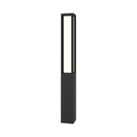 Square LED Bollard, 2,040 Lumen Max, Wattage and CCT Selectable, Regressed All-Lens, 120-277V