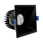4" LED Square Recessed Light, 1476 Lumen Max, Wattage and CCT Selectable, 120V, White or Black