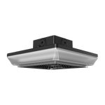 LED Square Canopy Light, 7510 Lumen Max, Wattage and CCT Selectable, 120-277V or 480V, Integrated Photocell, Bronze or White Finish