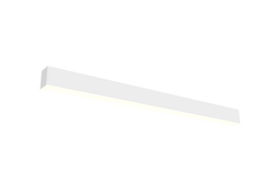 8 FT LED Linear Fixture, 8800 Lumens, 80W, CCT Selectable, 120-277V, White Finish, Canopy Kit Included