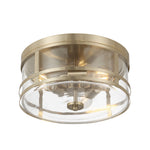 Lunden 13" Wide 3-Light Flush Mount
