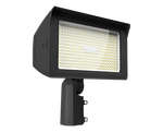 LED Flood Light, 22,797 Lumen Max, Wattage and CCT Selectable, Adjustable Optics, 120-277V