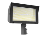 LED Flood Light, 36,299 Lumen Max, Wattage and CCT Selectable, Adjustable Optics, 120-277V